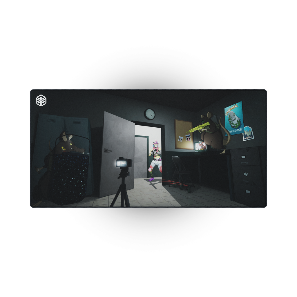 4D x HunterTV Collab Desk Pad | Limited Edition – 4D Gaming