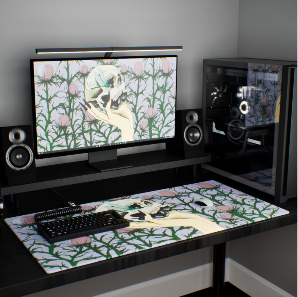 #001 | CarliLush Deskpad - 4D Gaming